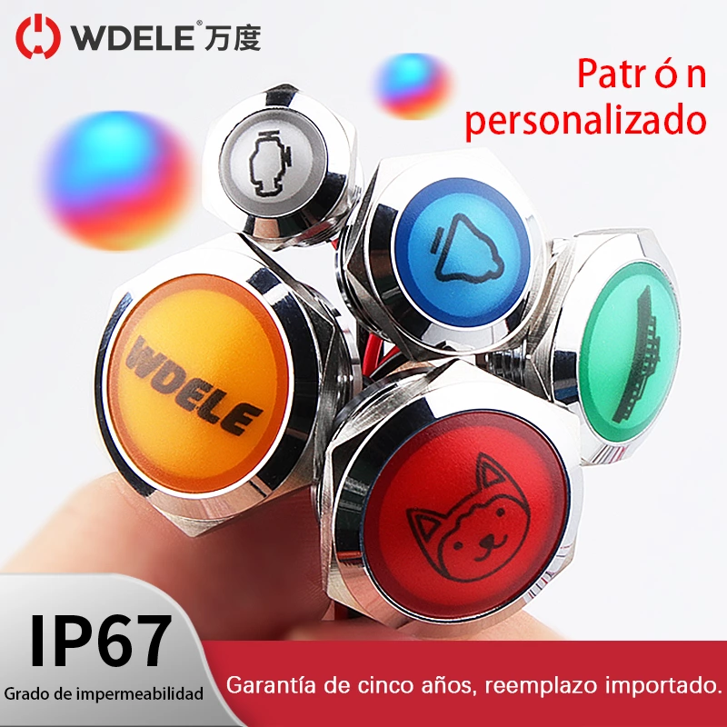 Serie WD-L con luz indicadora personalizada