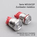 Zumbador metálico serie WD19/22F