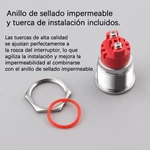 Zumbador metálico serie WD19/22F